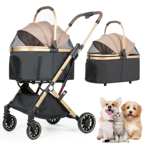 Folding Dog Stroller